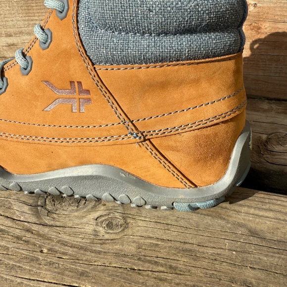 KURU Women’s Size 6.5 Leather Hiking Boots – Tan/Grey, KURUSOLE comfort - Picture 6 of 13